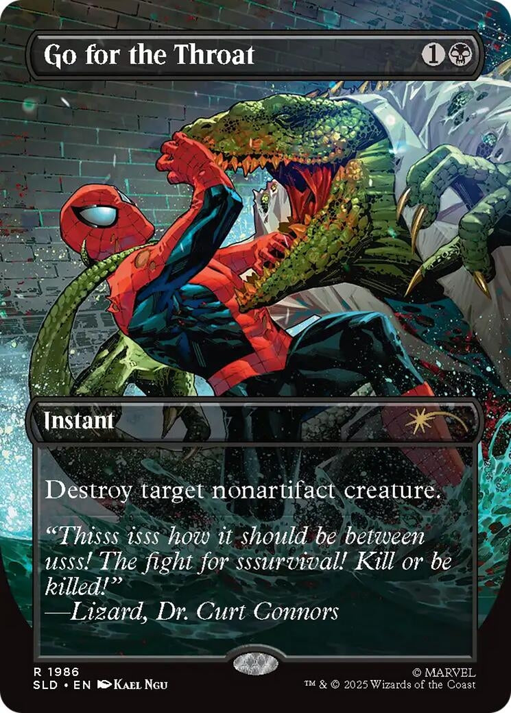 Image for Go for the Throat (1986) (SLD) - Magic: The Gathering