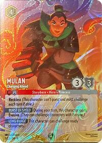 Mulan - Charging Ahead (Foil) - Disney Lorcana Promo Cards - 3