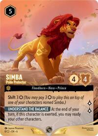Simba - Pride Protector - Disney Lorcana Promo Cards - 8