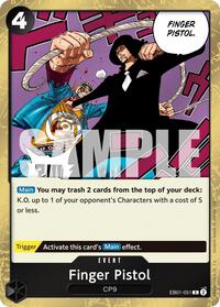 Finger Pistol (Reprint) - Premium Booster -The Best- Vol. 2 - EB01-051
