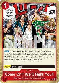 Come On!! We'll Fight You!! (Reprint) - Premium Booster -The Best- Vol. 2 - OP09-020