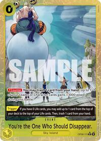 You're the One Who Should Disappear (Alternate Art) - Premium Booster -The Best- Vol. 2 - OP06-115