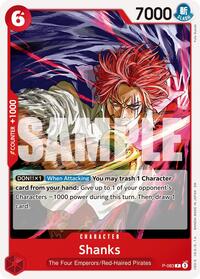 Shanks - P-083 (Reprint) - Premium Booster -The Best- Vol. 2 - P-083