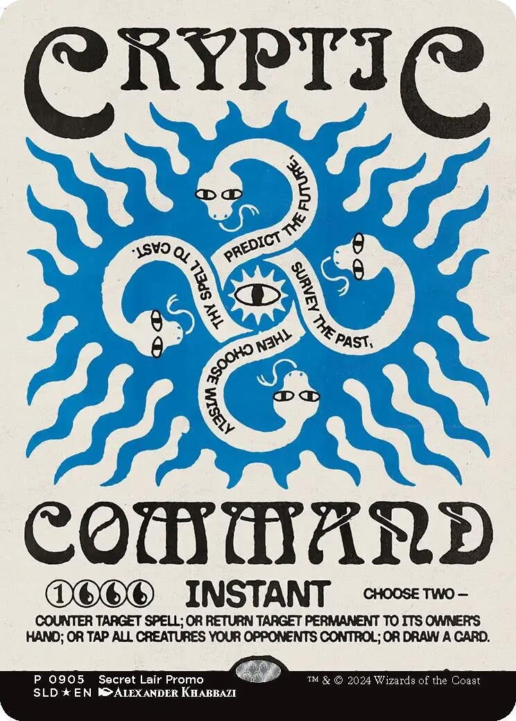 Image for Cryptic Command (Rainbow Foil) (905) (SLD) - Magic: The Gathering
