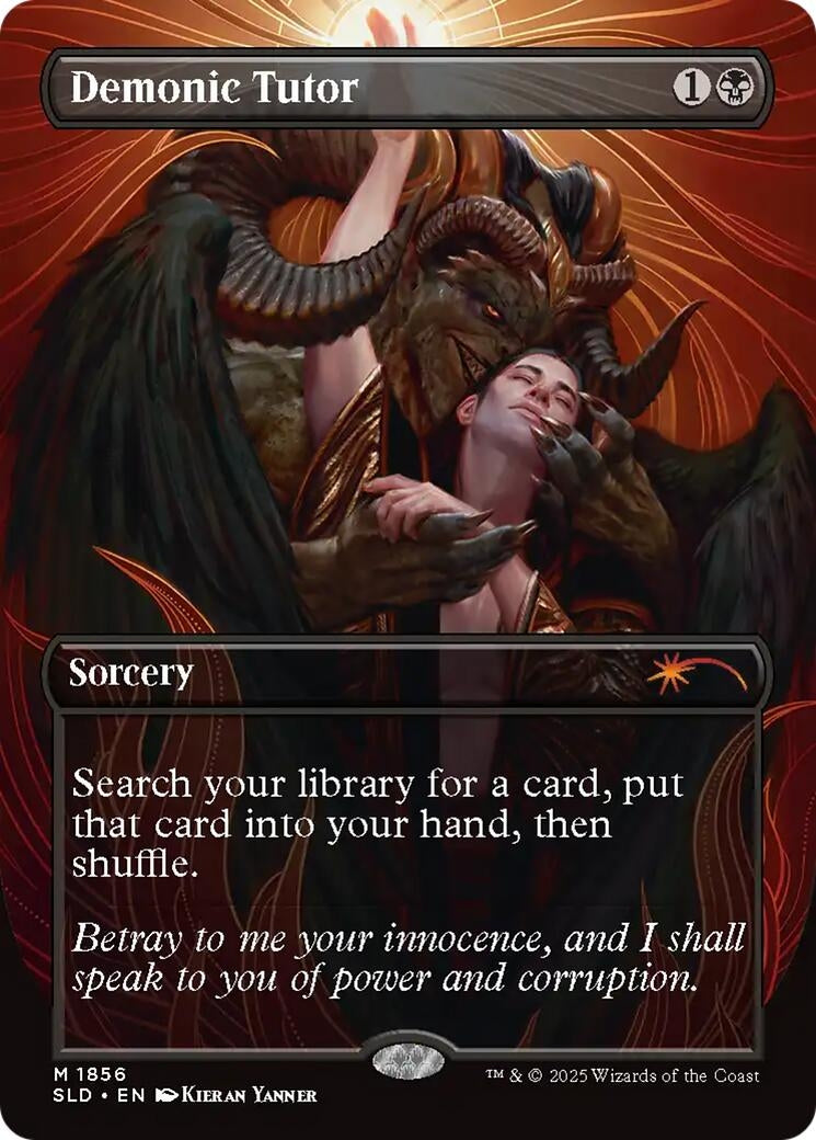 Image for Demonic Tutor (1856) (SLD) - Magic: The Gathering