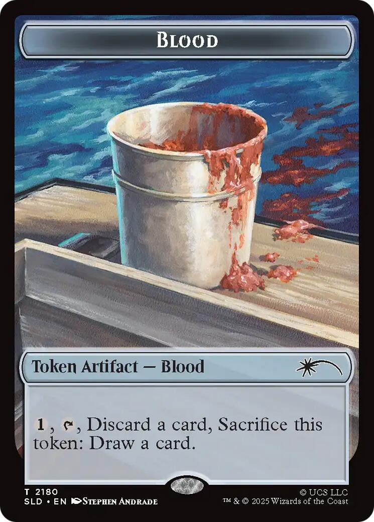 Image for Blood Token (2180) (SLD) - Magic: The Gathering