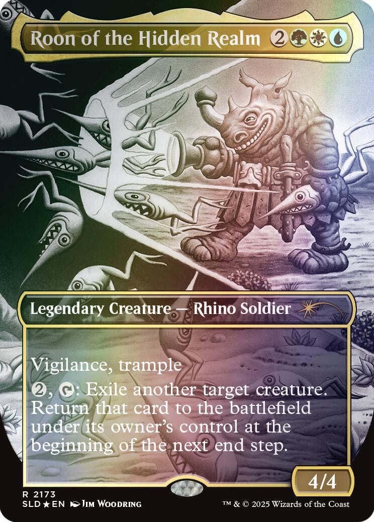 Image for Roon of the Hidden Realm (Rainbow Foil) (2173) (SLD) - Magic: The Gathering