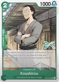 Koushirou (Zoro Deck) - Learn Together Deck Set - OP12-027