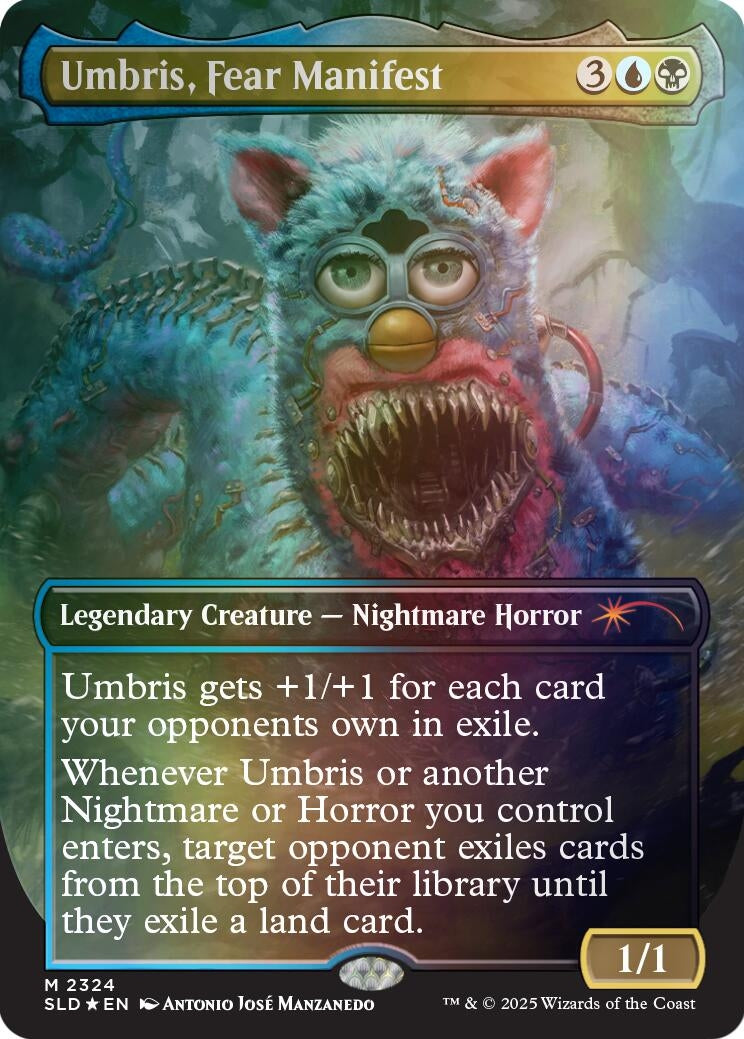 Image for Umbris, Fear Manifest (Rainbow Foil) (2324) (SLD) - Magic: The Gathering