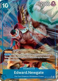 Edward.Newgate (Alternate Art) - Carrying On His Will - OP13-042