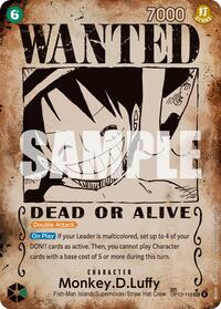 Monkey.D.Luffy (118) (Wanted Poster) - Carrying On His Will - OP13-118