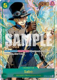 Sabo - OP09-027 (3rd Anniversary Winner) - One Piece Promotion Cards - OP09-027