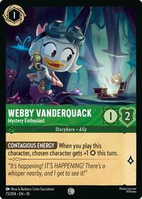 Webby Vanderquack - Mystery Enthusiast - Whispers in the Well - 73/204