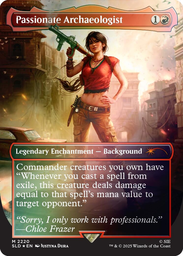 Image for Passionate Archaeologist (Rainbow Foil) (2220) (SLD) - Magic: The Gathering
