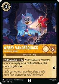 Webby Vanderquack - Knowledge Seeker - Whispers in the Well - 9/204