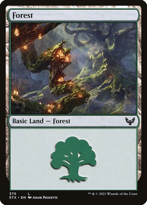 Forest - Strixhaven: School of Mages - 375