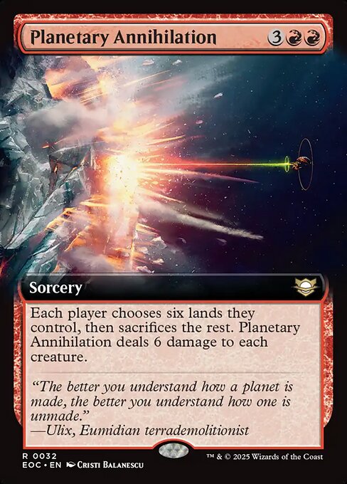 Planetary Annihilation - Edge of Eternities Commander - 32