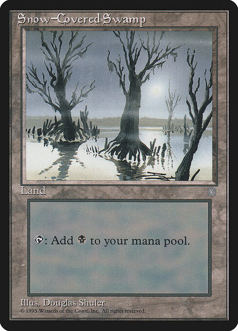 Snow-Covered Swamp - Ice Age - 372