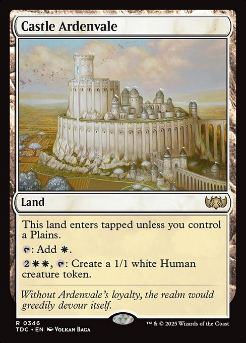 Castle Ardenvale - Tarkir: Dragonstorm Commander - 346