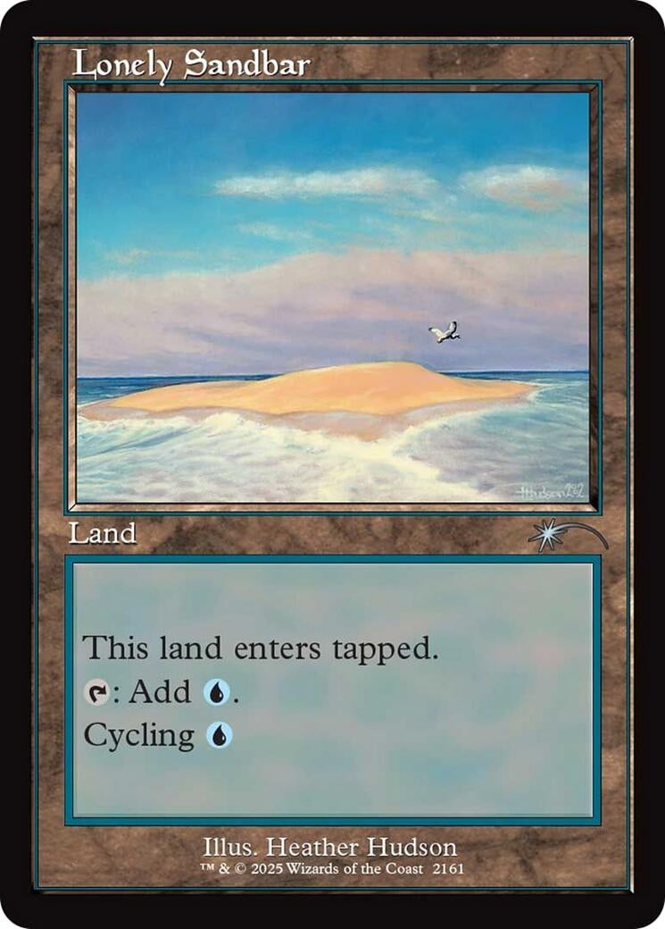Image for Lonely Sandbar (Retro Frame) (2161) (SLD) - Magic: The Gathering