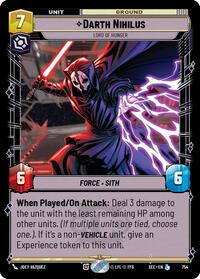Darth Nihilus - Lord of Hunger (Foil) - Secrets of Power - 754
