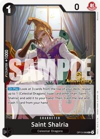 Saint Shalria - Carrying On His Will: 3rd Anniversary Tournament Cards - OP13-086