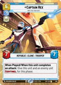 Captain Rex - Into the Firefight (Hyperspace Foil) - Secrets of Power - 804