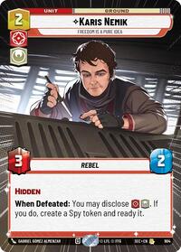 Karis Nemik - Freedom is a Pure Idea (Hyperspace Foil) - Secrets of Power - 904