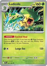 Ludicolo - 007/094 - ME02: Phantasmal Flames - 007/094