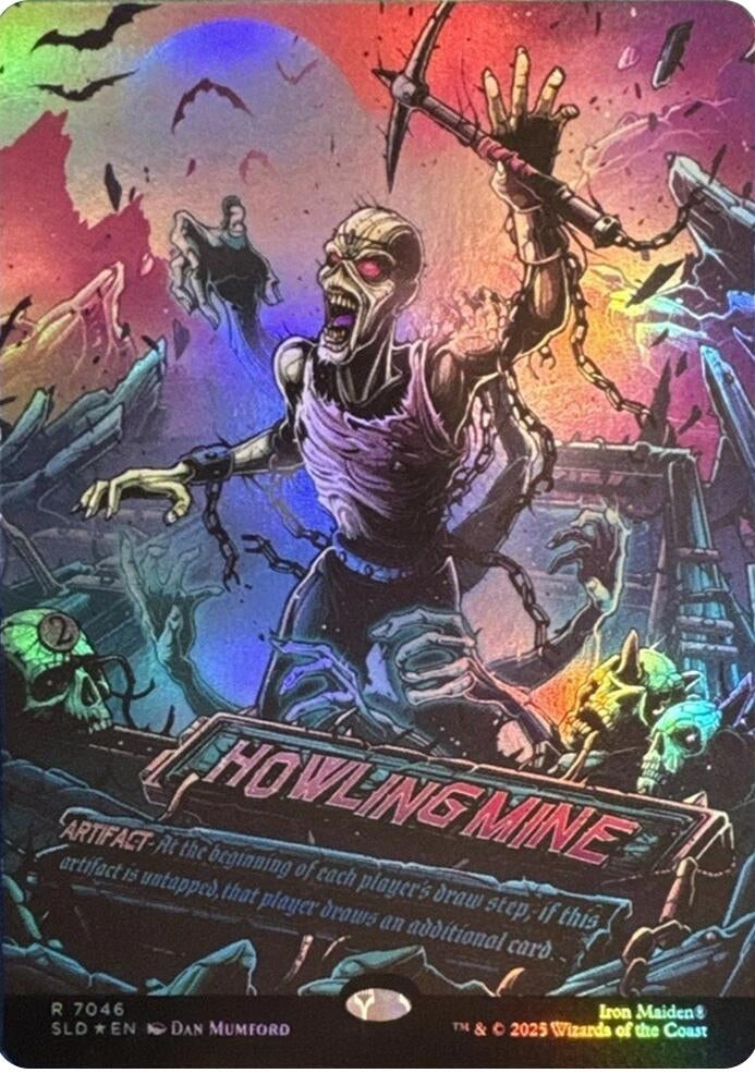 Image for Howling Mine (7046) (Rainbow Foil) (7046) (SLD) - Magic: The Gathering