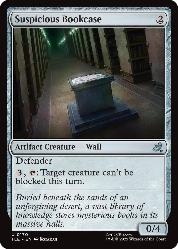Suspicious Bookcase [Avatar: The Last Airbender: Eternal-Legal]