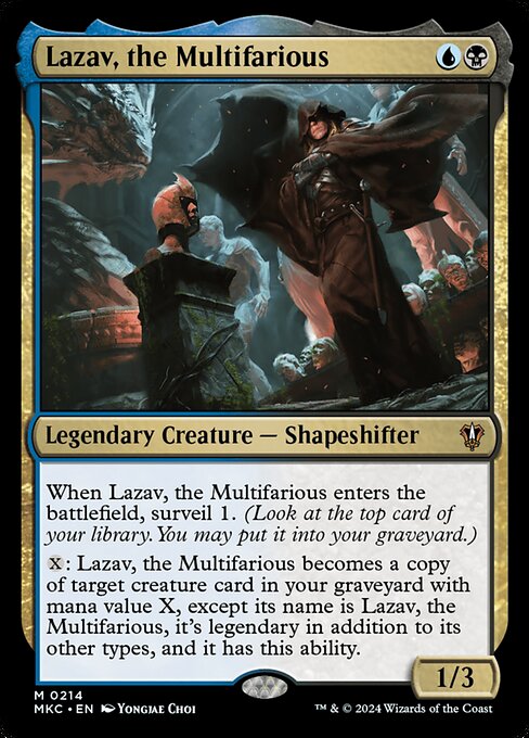 Lazav, the Multifarious - Murders at Karlov Manor Commander - 214