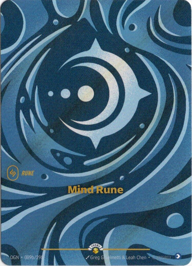 Image for Mind Rune (089b/298) (OPP) - Riftbound: League of Legends Trading Card Game