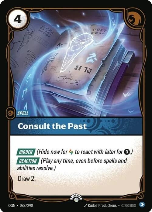 Image for Consult the Past (083/298) (OPP) - Riftbound: League of Legends Trading Card Game