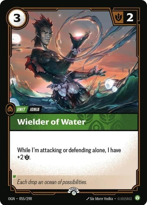 Image for Wielder of Water (055/298) (OPP) - Riftbound: League of Legends Trading Card Game
