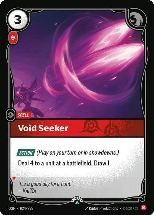 Image for Void Seeker (024/298) (OPP) - Riftbound: League of Legends Trading Card Game