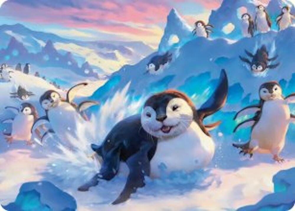 Otter-Penguin Art Card [Avatar: The Last Airbender Art Series]