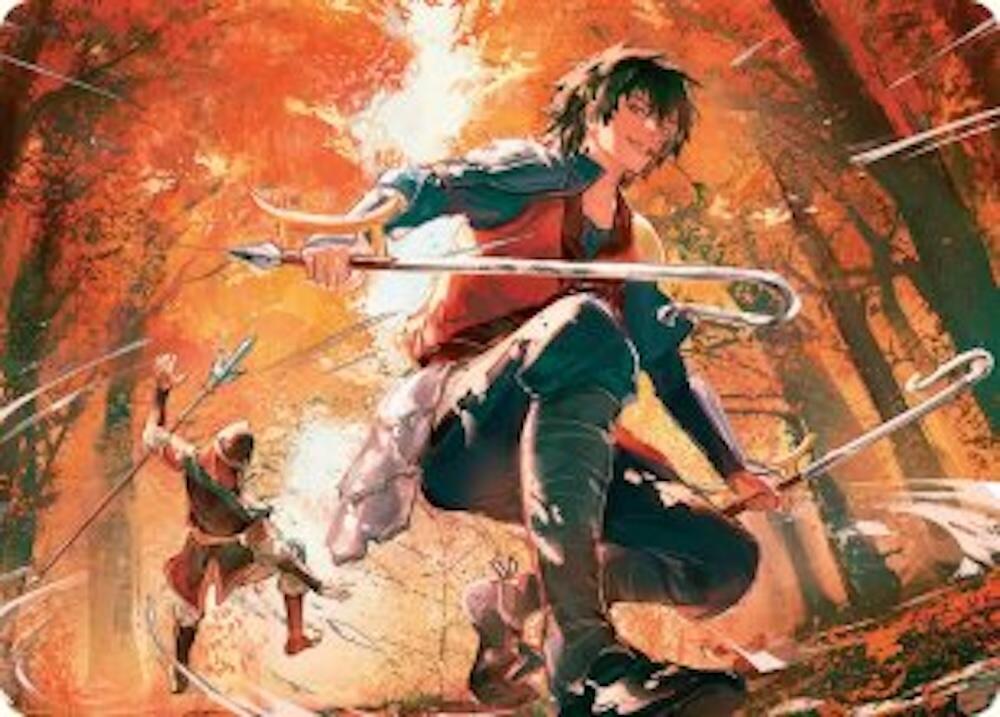 Jet, Rebel Leader Art Card [Avatar: The Last Airbender Art Series]
