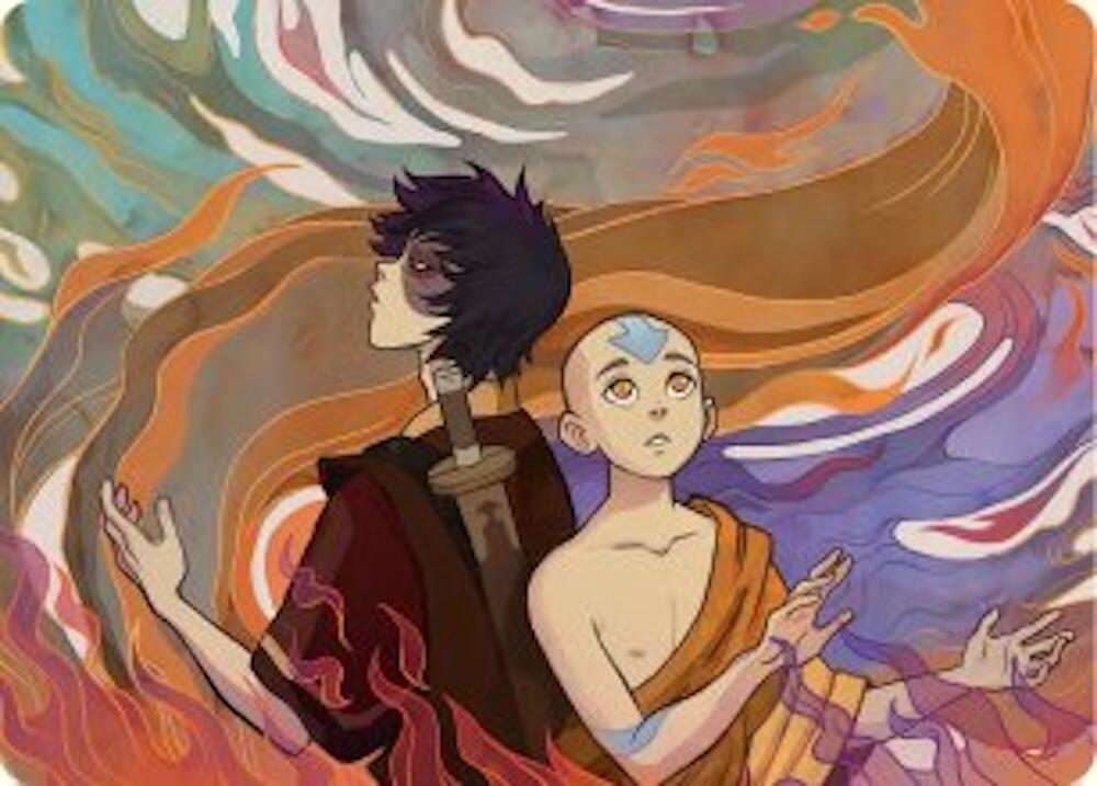 Fated Firepower Art Card [Avatar: The Last Airbender Art Series]