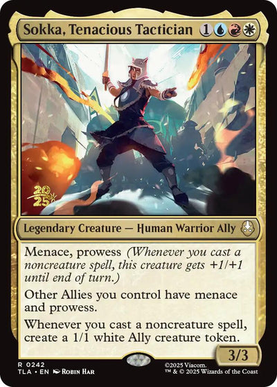 Sokka, Tenacious Tactician [Avatar: The Last Airbender Prerelease Cards]