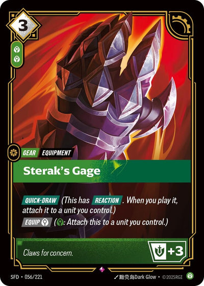 Sterak's Gage (056/221) (SFD)