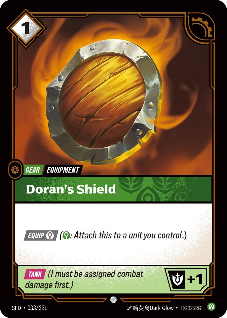 Image for Doran's Shield (033/221) (SFD) - Riftbound: League of Legends Trading Card Game