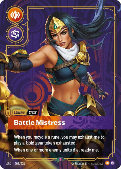 Sivir - Battle Mistress (203/221) (SFD)