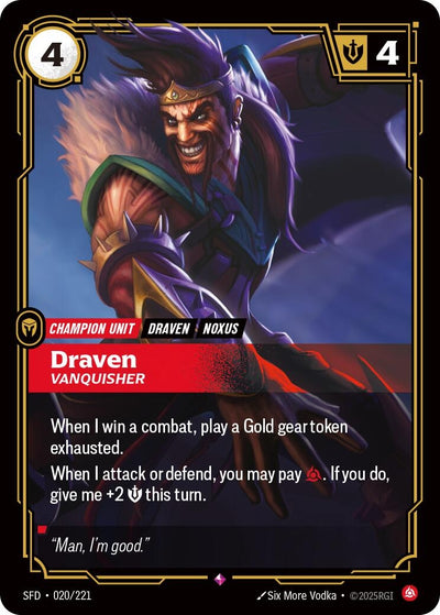 Draven - Vanquisher (020/221) (SFD)