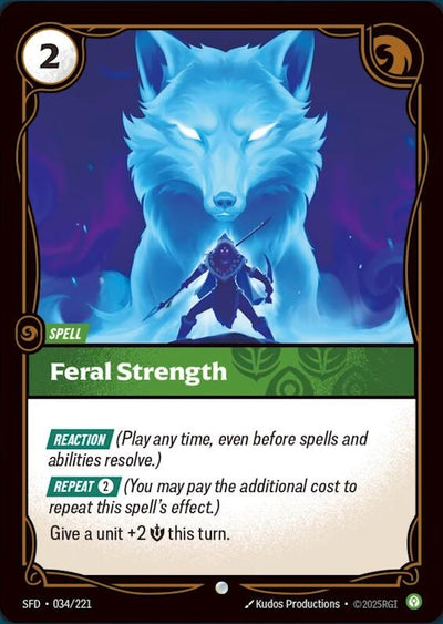 Feral Strength (034/221) (SFD)