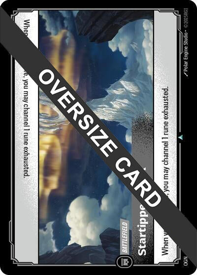 Image for Startipped Peak (Oversized) (288/298) (OGS) - Riftbound: League of Legends Trading Card Game