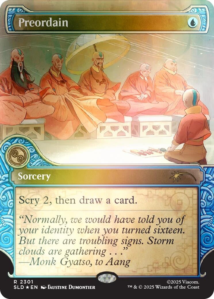 Image for Preordain (2301) (Rainbow Foil) (2301) (SLD) - Magic: The Gathering