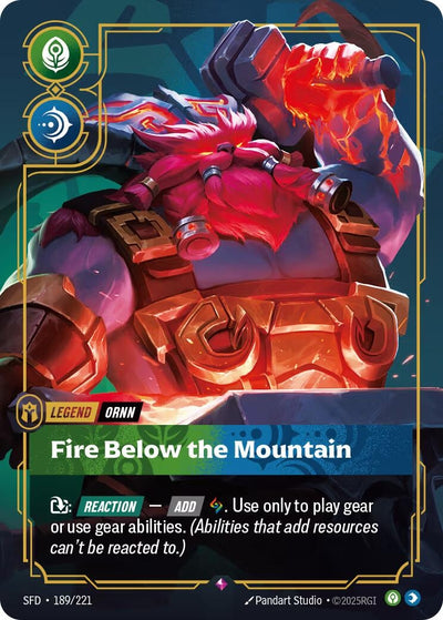 Ornn - Fire Below the Mountain (189/221) (SFD)