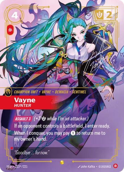 Vayne - Hunter (Signature) (223*/221) (SFD)