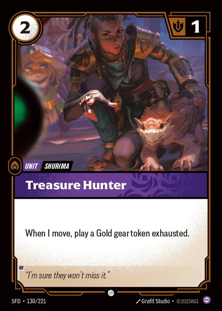 Image for Treasure Hunter (130/221) (SFD) - Riftbound: League of Legends Trading Card Game